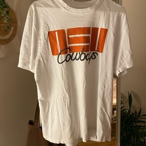 Oversized vintage top OSU Cowboys graphic